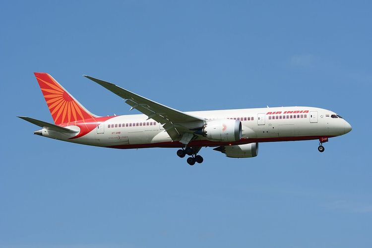 VT-ANB, pesawat Boeing 787-8 Dreamliner maskapai Air India yang jatuh di Ahmedabad Kamis (12/6/2025).