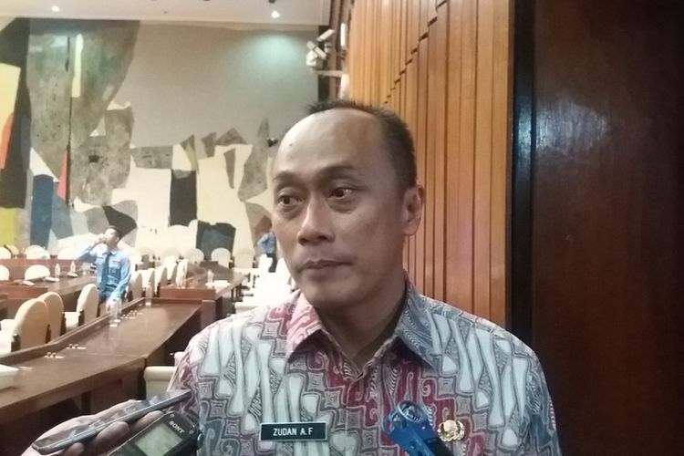 Direktur Jenderal Kependudukan dan Pencatatan Sipil Kementerian Dalam Negeri Zudan Arif Fakrullah di Kompleks Parlemen, Senayan, Jakarta, Kamis (23/11/2017).