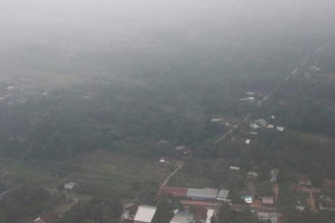 Kabut Asap Makin Tebal Selimuti Sebagian Kalimantan Selatan