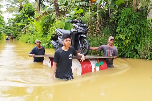 Banjir di Kecamatan Kroya Cilacap Meluas, 773 Jiwa Mengungsi