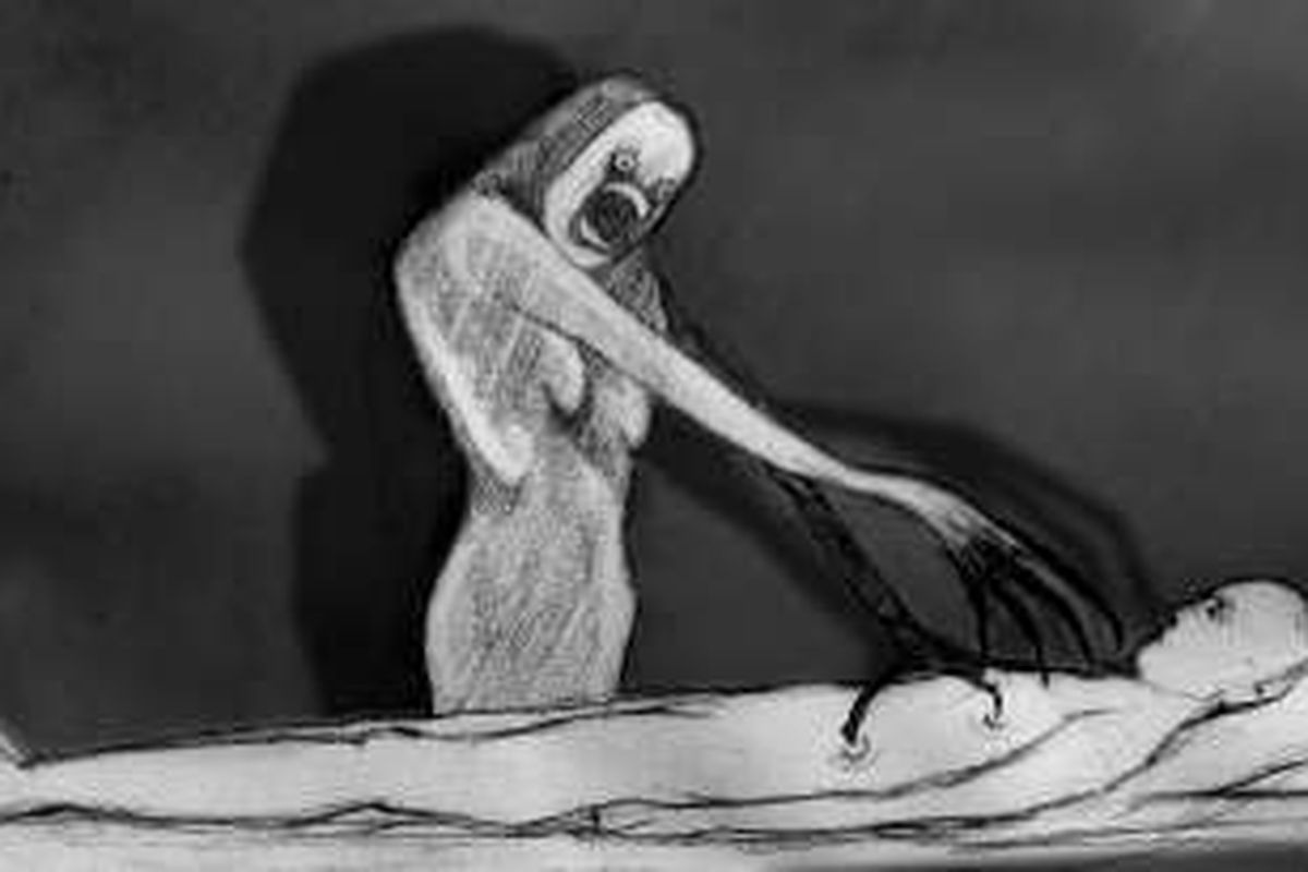 Ilustrasi sleep paralysis