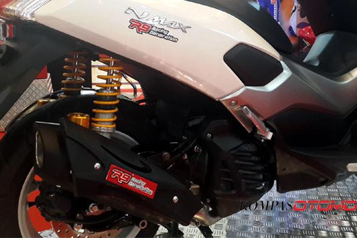 Knalpot aftermarket untuk Yamaha NMAX diklaim menaikkan tenaga hingga 3 Tk.