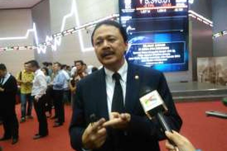 Direktur Utama Bursa Efek Indonesia Tito Sulistio, Jakarta, Kamis (3/11/2016).