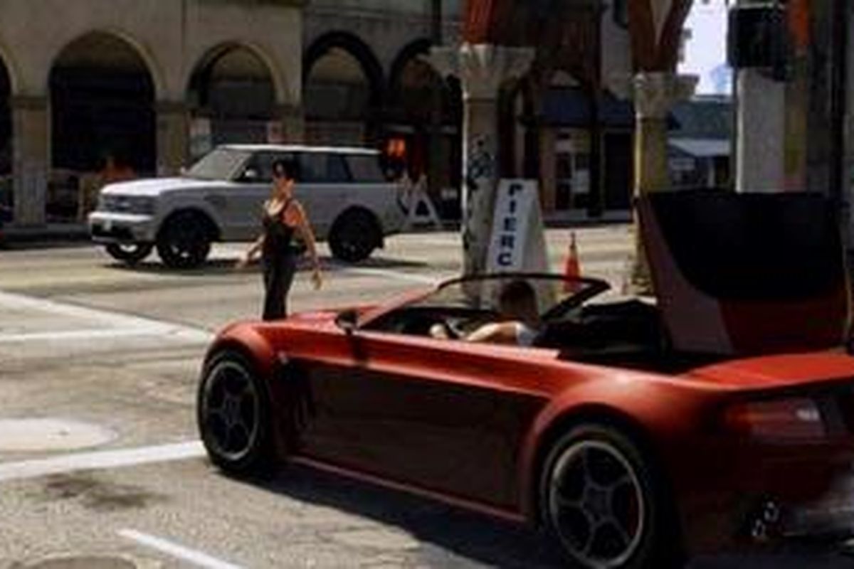 Screenshoot GTA V.