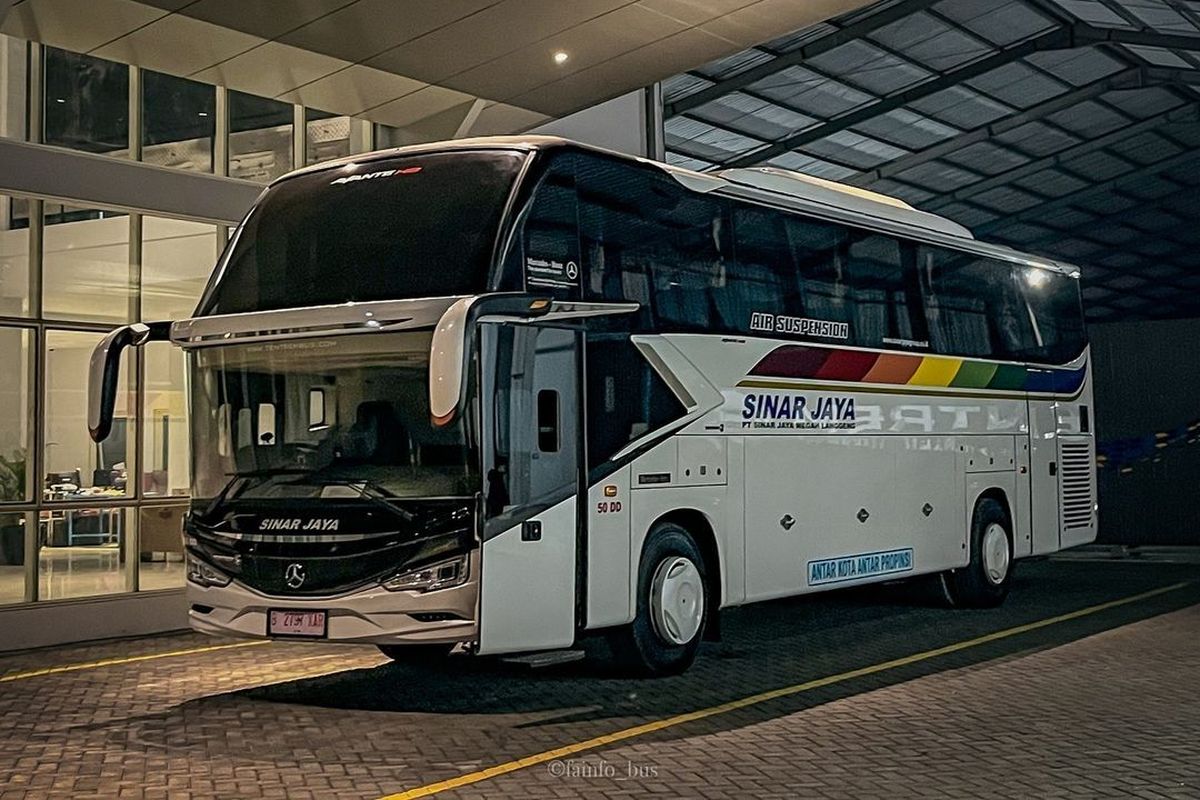 Bus baru PO Sinar Jaya