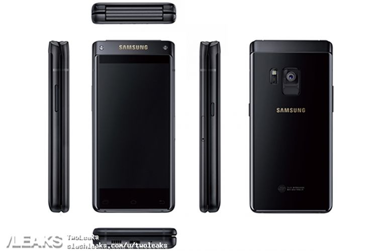 Bocoran gambar ponsel flip phone Samsung SM-w2018.
