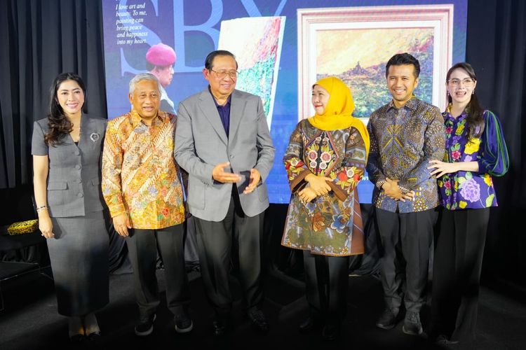  Pamerkan 95 Lukisan di Surabaya, SBY: Cukup Masyarakat Ingat SBY Sekarang Menggeluti Seni