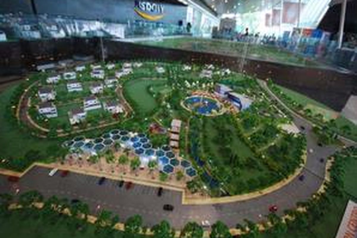 Maket kawasan BSD City