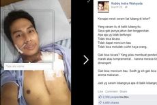 Robby yang Kehilangan Jakun karena Merokok Dikabarkan Meninggal