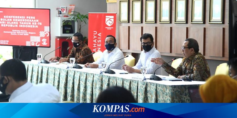 Hut Ri Ke 75 Akan Dirayakan Pemerintah Secara Sederhana Begini Prosesinya Halaman All Kompas Com
