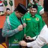 Anies Datangi Muskercab PPP DKI, Disambut Meriah dan Dikalungi Sorban Hijau