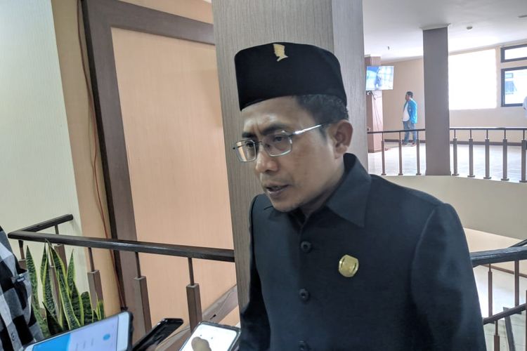 Ketua DPRD Kota Tangerang, Gatot Wibowo saat ditemui di Kantor Pusat Pemerintah Kota Tangerang, Rabu (27/11/2019)