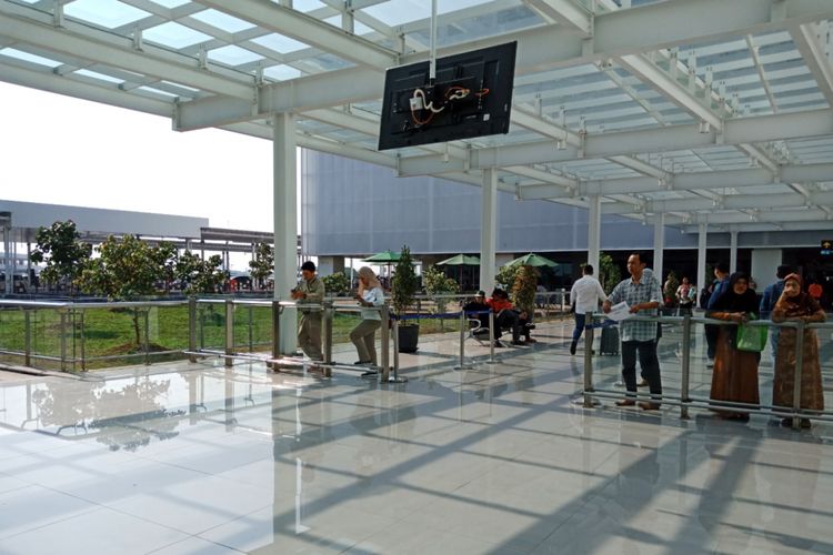 Terminal baru Bandara Ahmad Yani, Semarang, Kamis (19/7/2018).