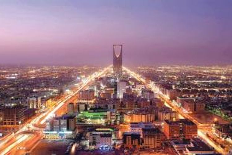 Pusat kota Jeddah, Arab Saudi.