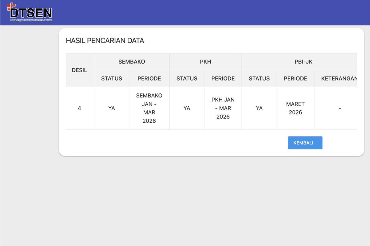 Bansos PKH BPNT Mei 2026 Sudah Cair, Begini Cara Cek Nama Penerima lewat HP