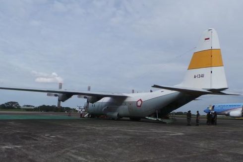 Jokowi Mendadak ke Pangkalan Bun dengan Pesawat Hercules Tinjau Serpihan AirAsia