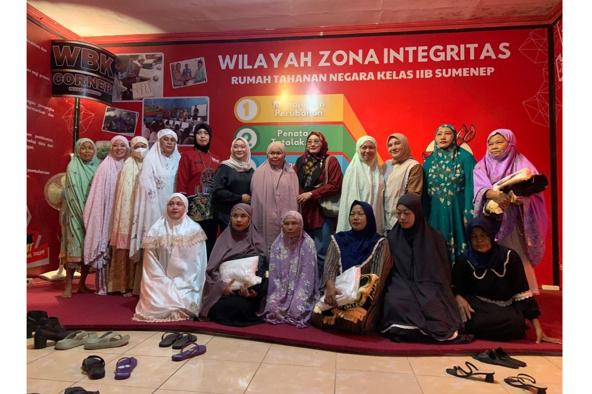 bantuan dari Said diharapkan bisa memberikan kebahagiaan dan semangat baru bagi warga binaan.