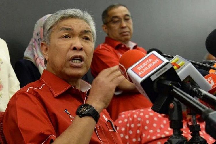 Presiden Partai UMNO Ahmad Zahid Hamidi.