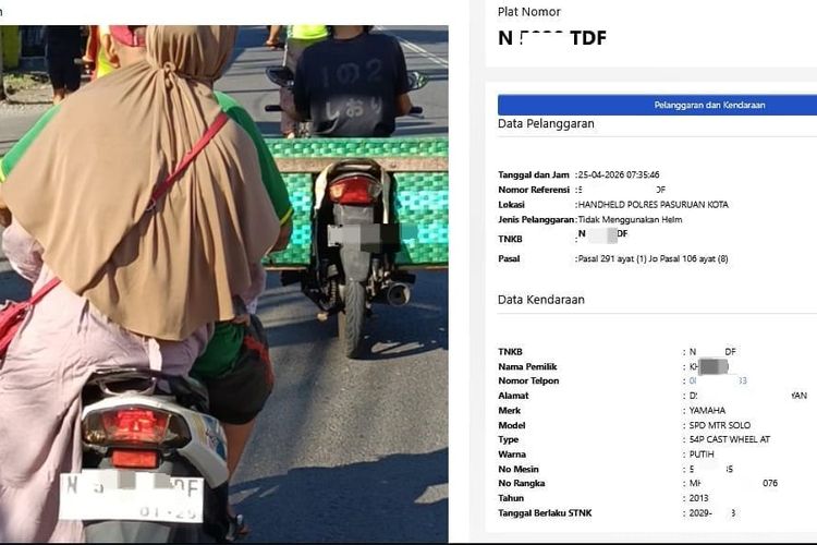 Polres Pasuruan Kota Mulai Operasikan E-TLE Handheld, Ratusan Pengendara Terjaring