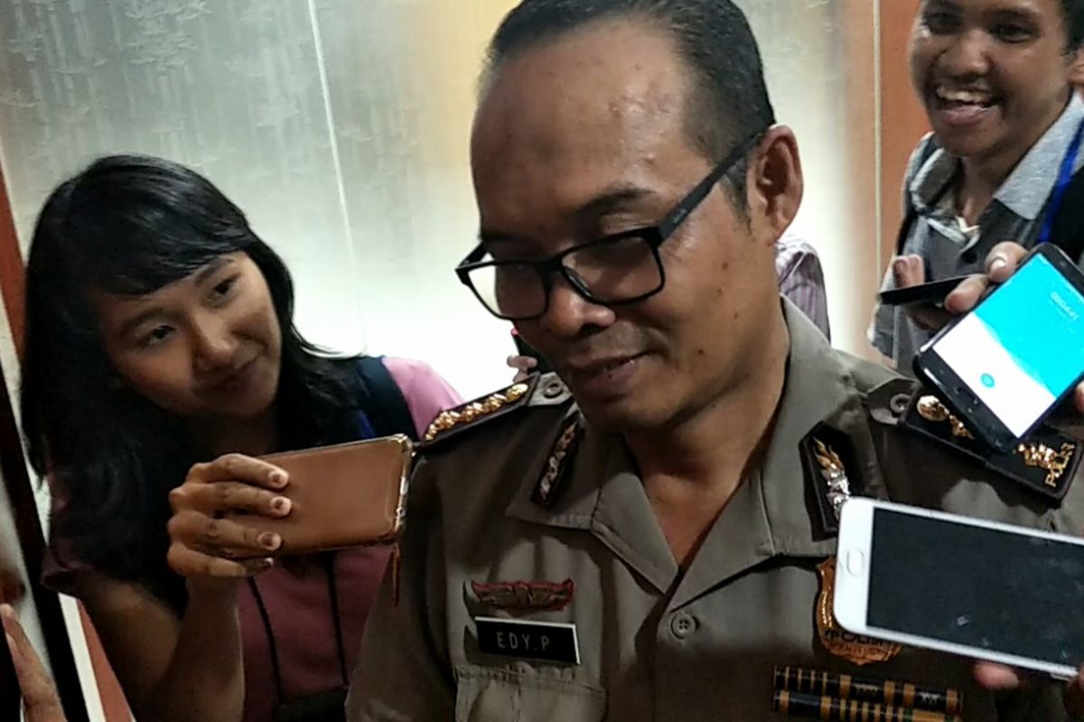 Kepala Instalasi Forensik Rumah Sakit Polri Komisaris Besar Edi Purnomo saat ditemui awak media di RS Polri Kramat Jati, Rabu (9/5/2018).