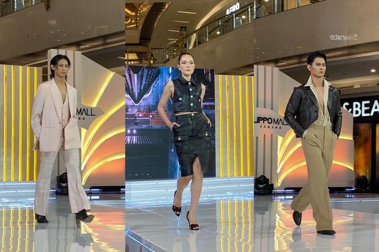 Fashion show bertema Rock oleh Hartono Gan, pada acara Twelve Triumphant di Lippo Mall Kemang, Jakarta, Sabtu (14/9/2024).