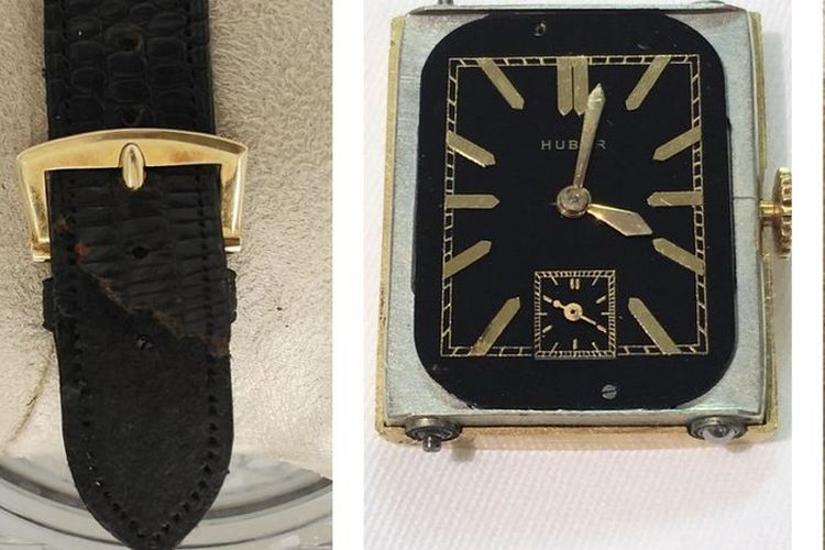 Sebuah jam tangan dengan inisial AH terukir di atasnya yang dikatakan milik pemimpin Nazi Adolf Hitler telah dijual seharga $ 1,1 juta (£ 900.000) di Alexander Historical Auctions di Maryland, AS. 