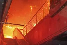 24 Kios di Pasar Terong Makassar Terbakar, Diduga akibat Korsleting