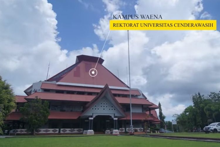 Gedung rektorat Universitas Cenderawasih (Uncen).