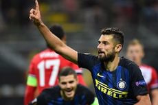 10 Pemain Inter Taklukkan Southampton berkat Gol Tunggal Candreva 