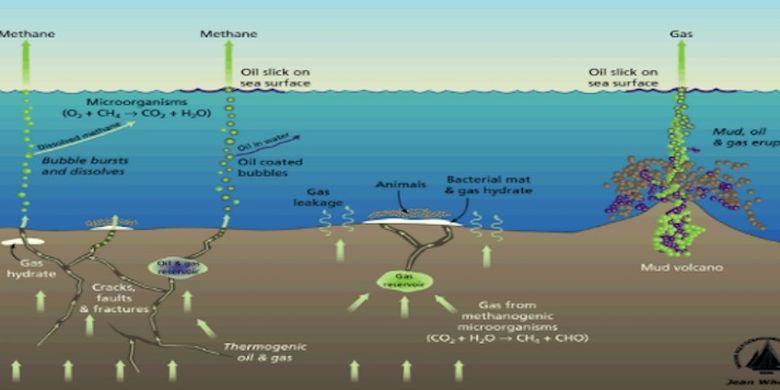 Gambar 2. Gambaran Pembentukan Gas Hidrat