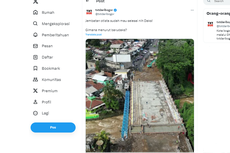 Ada Penampakan Rel di Samping Jembatan Otista, Benarkah untuk Trem Bogor?