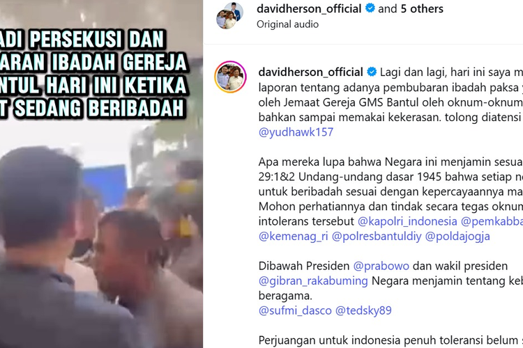 Massa Geruduk Gereja GMS Bantul, Kesbangpol: Sudah Dicegah, tapi Tetap Terjadi