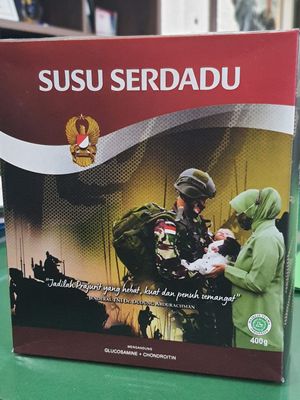 Khusus TNI AD, untuk memberikan nutrisi tambahan bagi prajurit dan keluarganya, Kasad memberikan tambahan SUSU SERDADU.