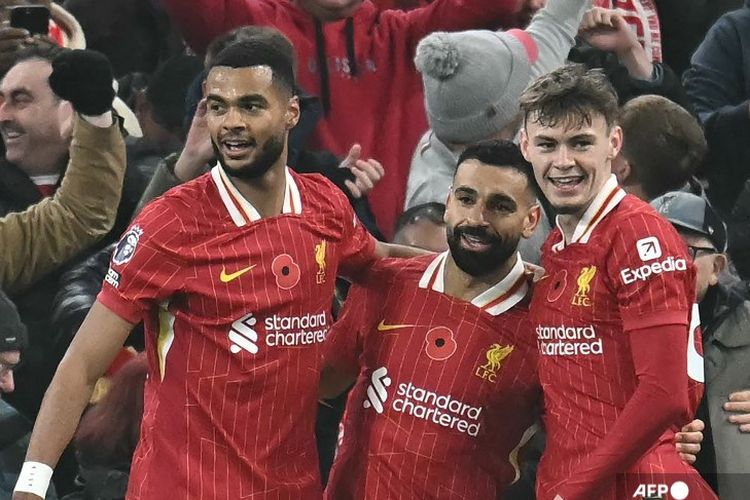 Partai Liverpool vs Aston Villa bergulir di Stadion Anfield, Liverpool, pada Sabtu (9/11/2024) atau Minggu dini hari WIB dan ditentukan oleh gol-gol Darwin Nunez (20') serta Mohamed Salah (84').