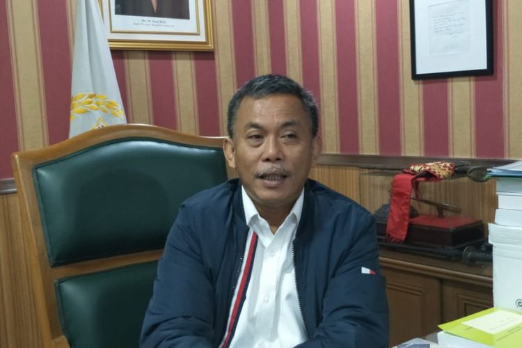 Ketua DPRD DKI Jakarta Prasetio Edi Marsudi di Gedung DPRD DKI Jakarta, Jalan Kebon Sirih, Jakarta Pusat, Senin (4/3/2019).
