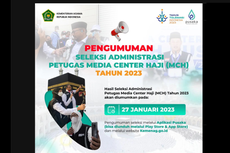 Link Cek Hasil Seleksi Administrasi Petugas Media Center Haji 2023