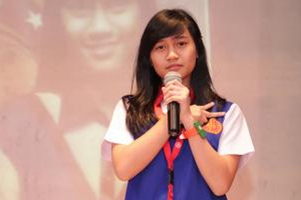 Abellya Zulaika Jusuf, terpilih sebagai Presiden KidZaina Congress periode 2013-2014.