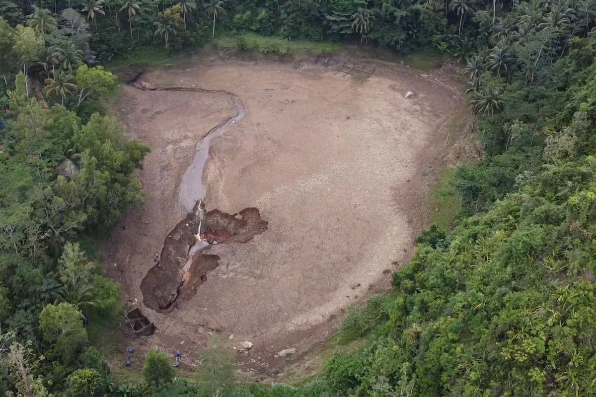 Peneliti BRIN Sebut Fenomena Hilangnya Air Telaga Blembeng Disebabkan Sinkhole