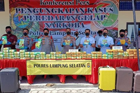 Hendak Damaikan Pertengkaran Pasutri, Polisi Justru Temukan 17 Kg Sabu di Rumah Kontrakan Lampung Selatan