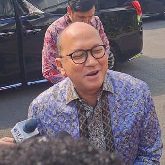 Bos Danantara, Rosan Roeslani saat ditemui di Istana, Jakarta, Selasa (20/5/2025). 