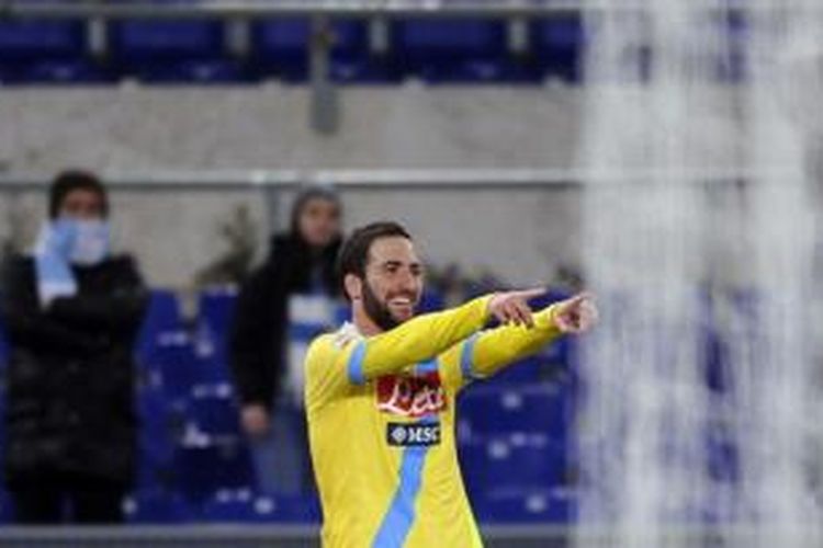 Striker Napoli, Gonzalo Higuain.
