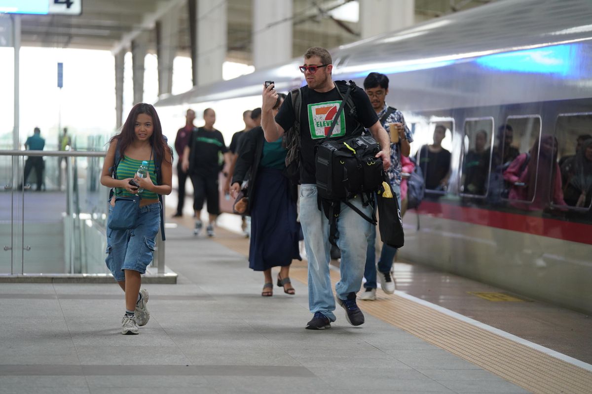 Penumpang Whoosh Selama Libur Nataru Tembus 362.000