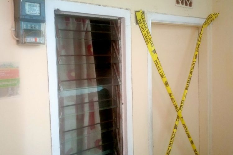 Lokasi bangunan kos di Jalan Sawojajar Gang 13 A, RT 01/ RW 03, Kota Malang, Jawa Timur yang diduga menjadi lokasi kasus pembunuhan dan mutilasi dilakukan seorang terapis pijat berinisial AR.
