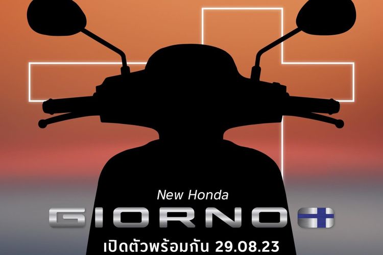 Honda rilis teaser calon skutik baru Giorno+