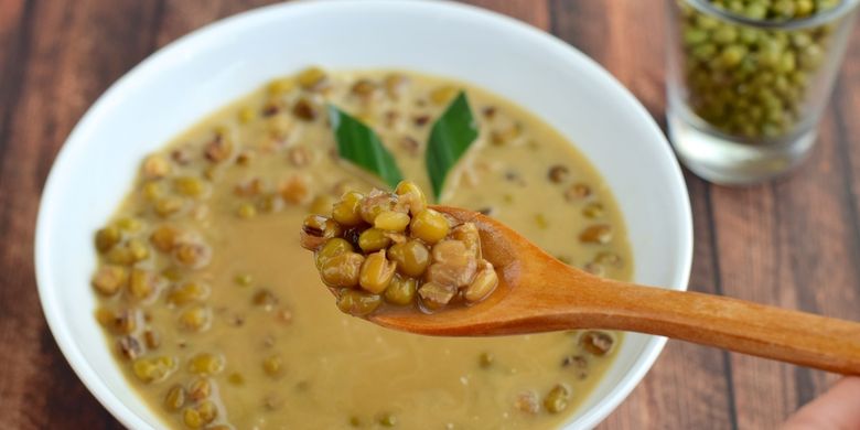 Ilustrasi bubur kacang hijau. 