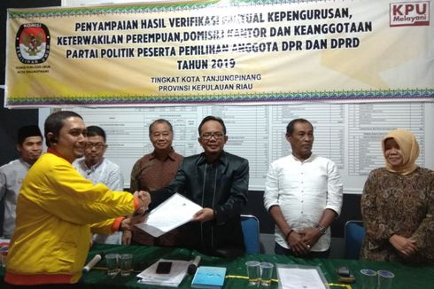 Partai Garuda dan Partai Berkarya di Tanjungpinang Penuhi Syarat Verifikasi