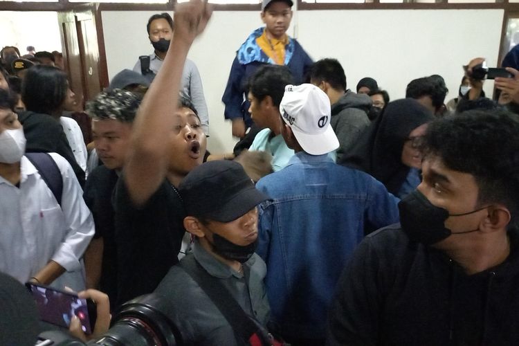 Sidang putusan klitih Gedongkuning sempat ricuh, Selasa (8/11/2022)