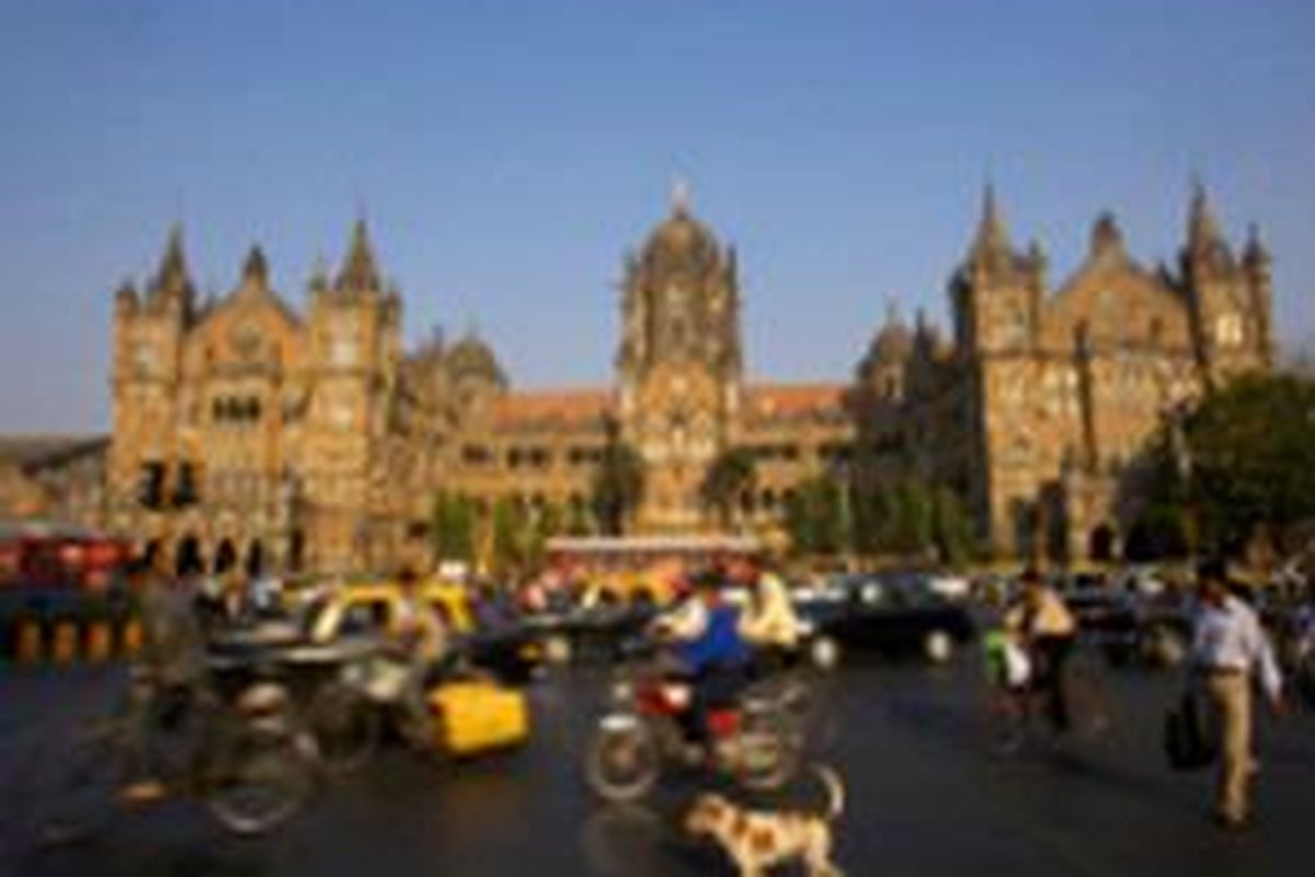 Pedestrian di Kota Mumbai, India