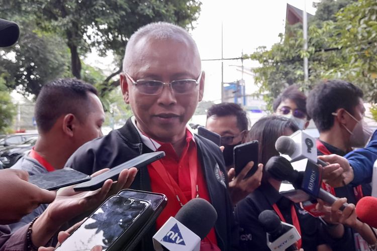 Wakil Sekretaris Jenderal DPP PDI-P Arif Wibowo di Sekolah Partai, Lenteng Agung, Jakarta Selatan, Rabu (22/6/2022).