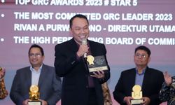 Tata Kelola Perusahaan Baik, Jasa Raharja Raih 4 Penghargaan TOP GRC Awards 2023
